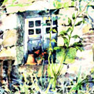 Thumb B�uerliches Fenster im Sommer